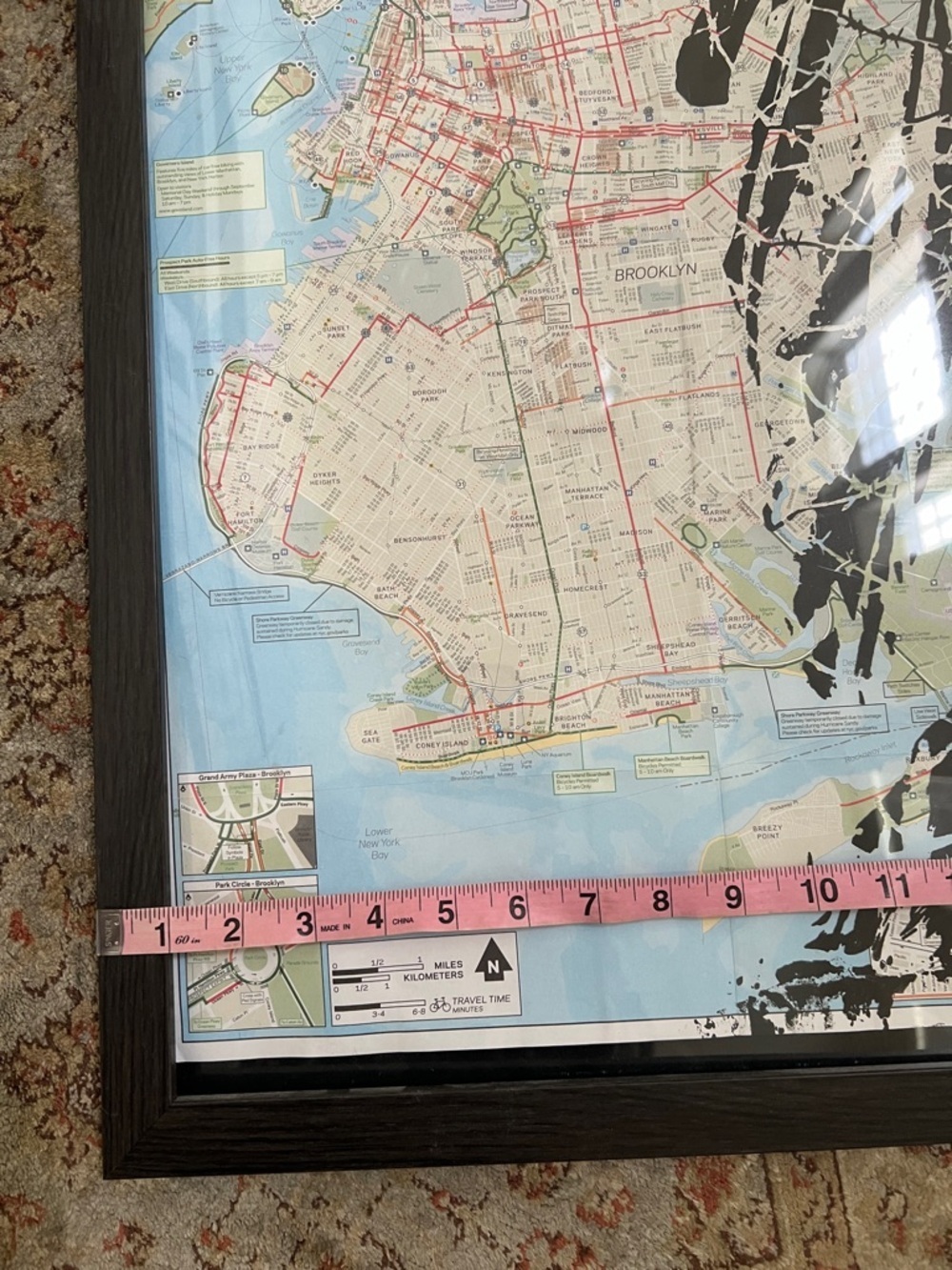 Fabrika Denis Ouch Barbed Wire Liberty NYC Bike poster signed 2013 - Picture 6 of 6